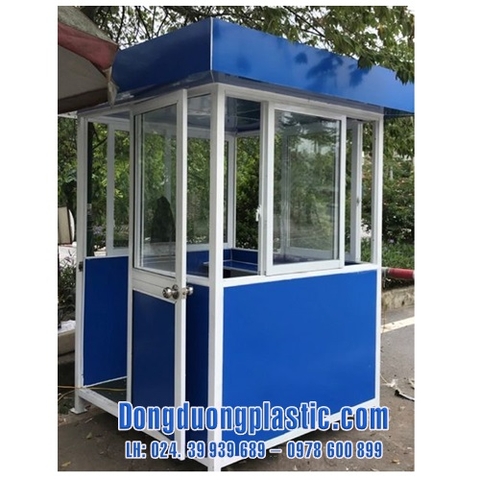 Cabin Bảo Vệ Khung Thép Ốp Alu BOD-02 (Mái vuông)