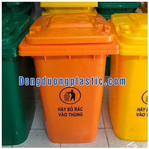 Thùng Rác 240 Lít Nhựa HDPE có bánh xe