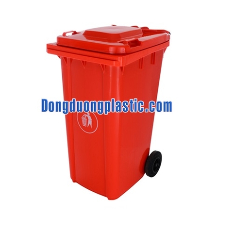 Thùng Rác 240 Lít Nhựa HDPE có bánh xe