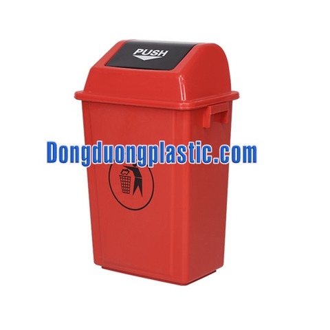 Thùng Rác 60 Lít Nắp Lật Nhựa HDPE