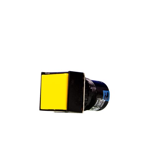 Nút nhấn Idec không đèn, loại vuông AB6Q Ø 16mm, màu vàng