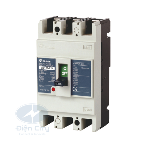 MCCB (Aptomat) Shihlin BM125-RTA 3P 25A 70kA