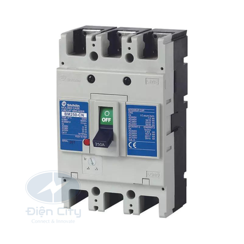 MCCB (Aptomat) Shihlin BM250-CN 3P 225A 22kA