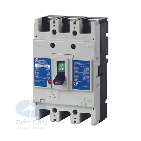 MCCB (Aptomat) Shihlin BM250-SN 3P 225A 30kA
