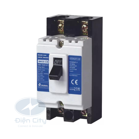 MCCB (Aptomat) Shihlin BM30-CN 2P 5A 1.5kA