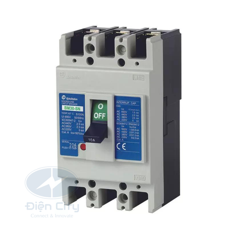 MCCB (Aptomat) Shihlin BM30-CN 3P 20A 1.5kA