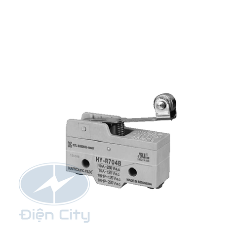 Công tắc hành trình Hanyoung HY-R704 dạng kết hợp con lăn, đòn bẩy
