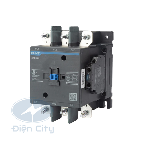 Contactor Chint NXC-160 160A coil 220V AC, 2NO+2NC