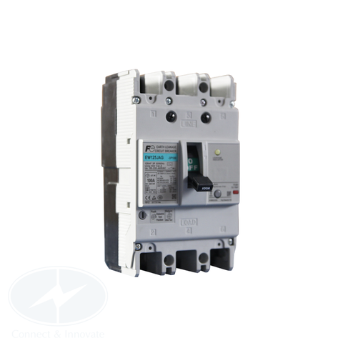 ELCB (Aptomat chống rò) Fuji Electric 3P 30kA, EW125JAG