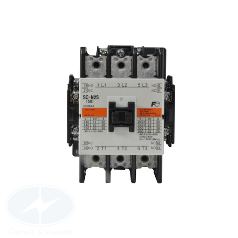 Contactor Fuji Electric SC-N2S 50A, coil 220V AC, 2NO + 2NC