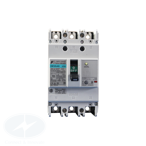 ELCB (Aptomat chống rò) Fuji Electric 3P 36kA, EW125SAG