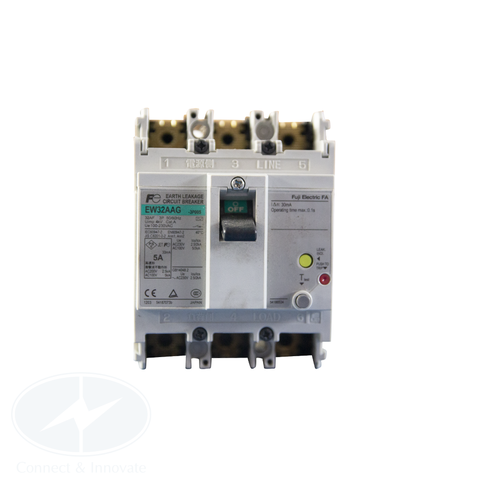 ELCB (Aptomat chống rò) Fuji Electric 3P 1.5kA, EW32EAG