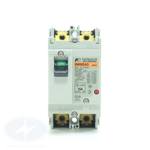 MCCB (Aptomat) Fuji Electric BW50EAG-2P015 2P 15A 5kA