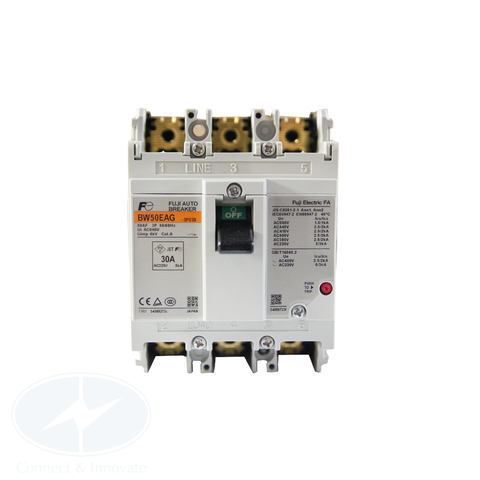 MCCB (Aptomat) Fuji Electric BW50EAG-3P005 3P 5A 2.5kA