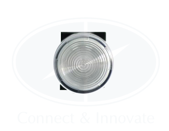 Đèn báo Idec loại phẳng YW1P-1EQHPW Ø 22mm 110V AC/DC màu trắng sáng