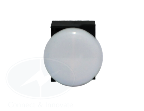 Đèn báo Idec loại phẳng, có biến thế YW1P Ø 22mm, màu trắng