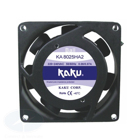 Quạt hút tủ điện Kaku 220VAC, loại tiêu chuẩn
