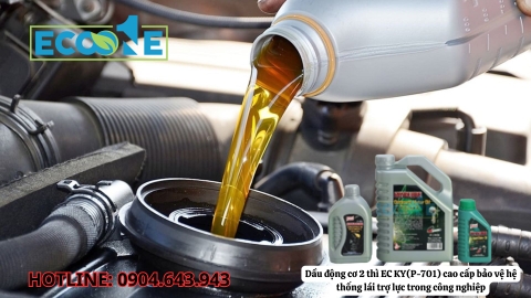 Dầu động cơ 2 thì EC KY(P-701) cao cấp bảo vệ hệ thống lái trợ lực trong công nghiệp