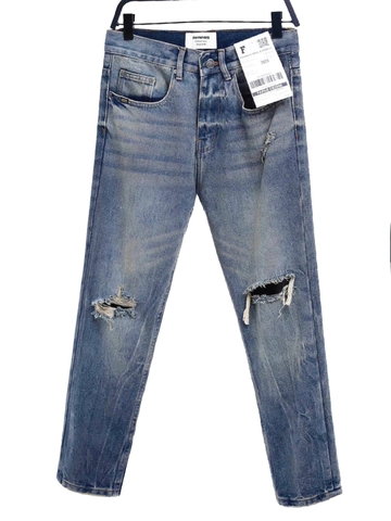 Quần Jeans Slim Cropped Paint