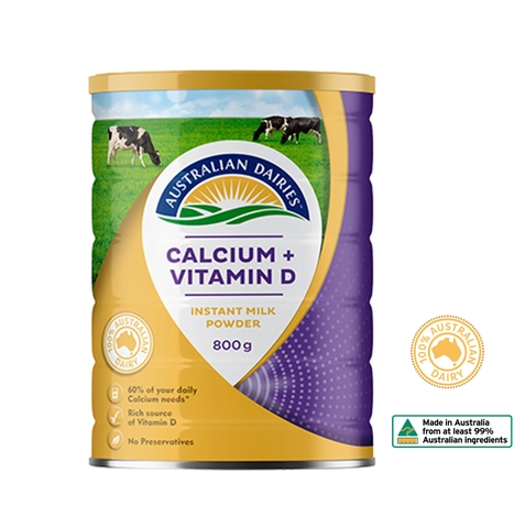 SỮA AUSTRALIAN DAIRIES CALCIUM + VITAMIN D 800g