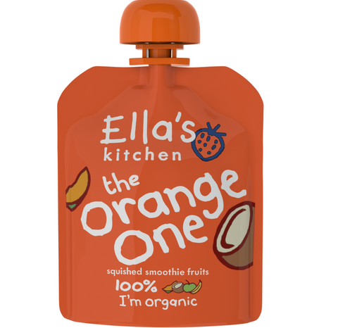 DINH DƯỠNG TRÁI CÂY NGHIỀN HỮU CƠ VỊ TÁO, XOÀI, DỪA - ELLA'S KITCHEN ORANGE ONE