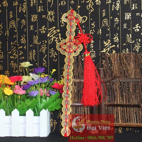 Kiếm đan tiền xu đồng 35x10x160g
