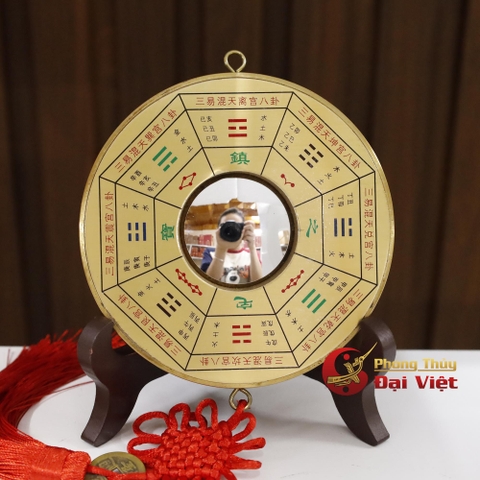 Gương Bát Quái Hậu Thiên Cầu Lồi 12cm