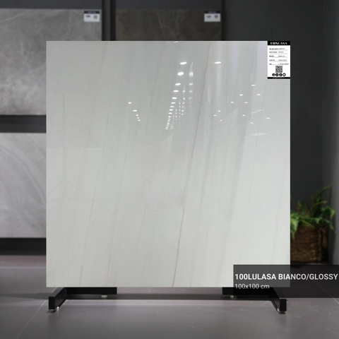 GẠCH GIẢ ĐÁ 100x100 100LULASA BIANCO