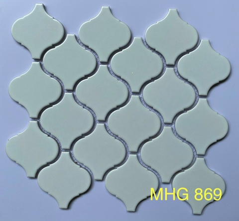 Gạch mosaic lồng đèn LUMGH869 (màu trắng)