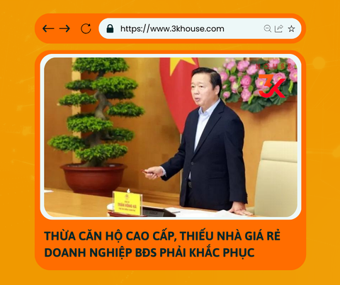 Doanh nghiệp BĐS phải khắc phục nghịch lý thừa căn hộ cao cấp, thiếu nhà giá rẻ
