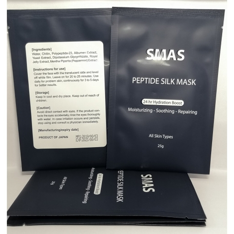 Mặt nạ dưỡng da và phục hồi Mặt  SMAS Peptide Silk Mask