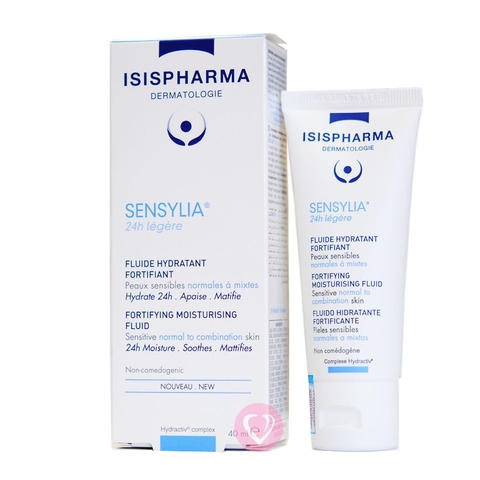 Kem dưỡng ẩm và ngăn ngừa khô da - Isis Pharma Sensylia 24h legere 40ml