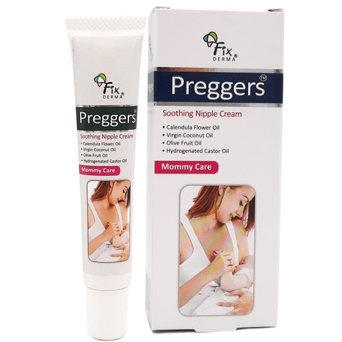 Kem Dưỡng Ẩm, Làm Mềm Da Và Núm Vú Fixderma Preggers Soothing Nipple Cream 20g