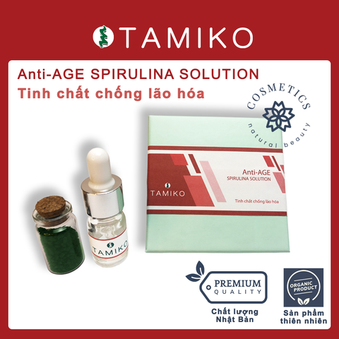 Tinh chất serum chống lão hóa, ngăn ngừa lão hóa từ tảo xoắn Spirulina Nhật Bản