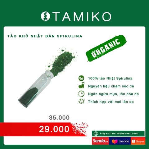 Tảo khô Nhật Bản Spirulina