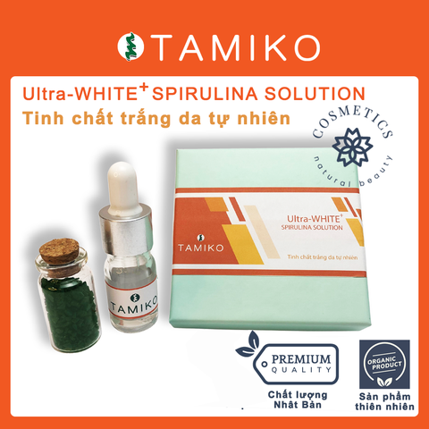 Tinh chất serum dưỡng trắng da từ tảo xoắn Spirulina Nhật Bản