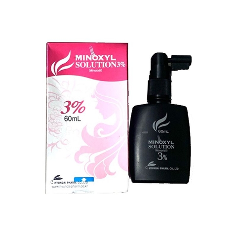 Xịt mọc tóc Minoxyl Solution 3%, hỗ trợ rụng tóc,hói