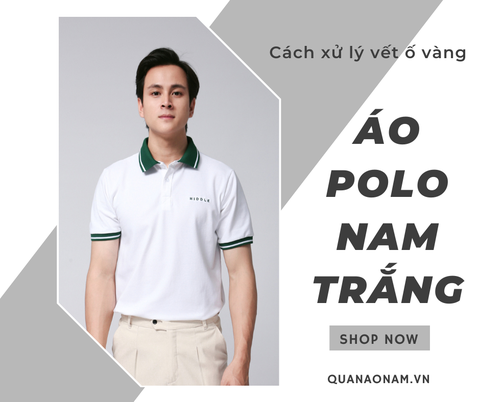 Cách xử lý vết ố vàng trên áo thun nam trắng