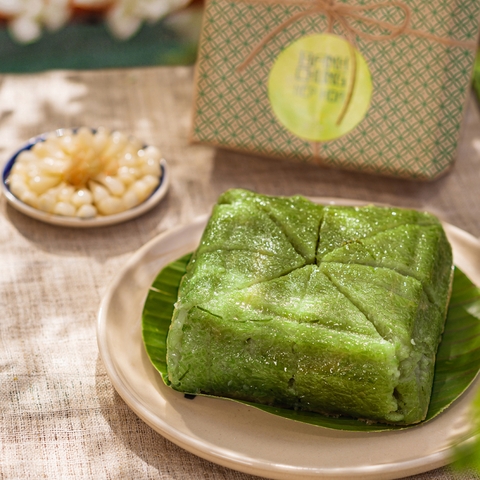Bánh chưng chay nếp cái Hoa Vàng (1000gr/cái)