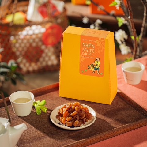 Nhãn sấy dẻo Cái Bè (150gr/hộp)