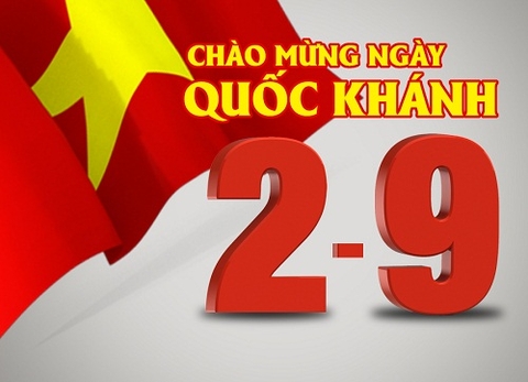 THÔNG BÁO LỊCH NGHỈ LỄ QUỐC KHÁNH 2/9 NĂM 2016