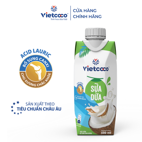 Sữa dừa VIETCOCO - Hộp giấy 330ml