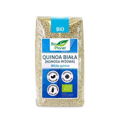 Hạt diêm mạch (quinoa) trắng hữu cơ Bio Planet 500g