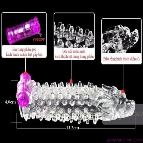 Bao Đôn Đầu Rồng Có Gai Silicon-BD118