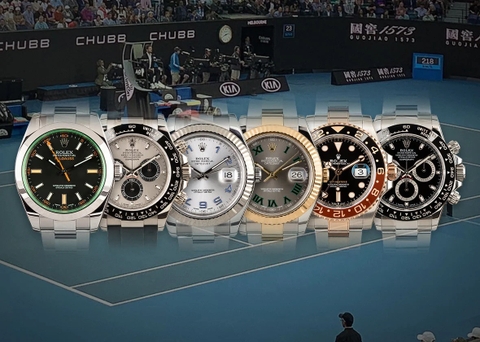 Điểm mặt những mẫu đồng hồ Rolex đồng hành cùng các ngôi sao quần vợt hàng đầu thế giới?