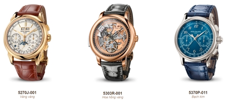 Những mẫu đồng hồ Patek Philippe bộ sưu tập 2020