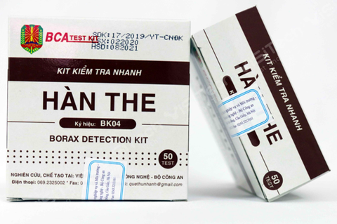 Kit Kiểm Tra Nhanh Hàn The, Ký Hiệu: BK 04