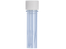 2ml Skirted Tube With Screw Cap, Sterile, White, 500/Bag