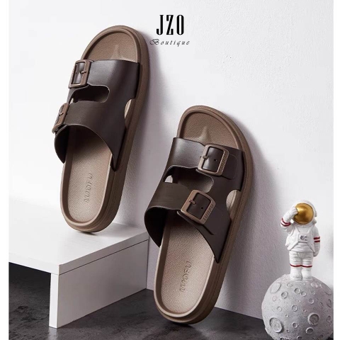 Dép Nhựa Nam Hai Khóa LUOFU 6236 – Êm Chân, Thoáng Khí, Chống Trơn