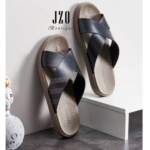 Dép Nhựa Nam Quai Chéo LUOFU 6196 – Êm Chân, Nhẹ, Chống Trơn